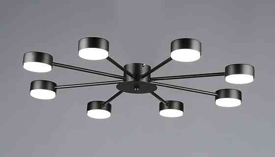 VALESO Люстра стельова на 8 плафонів VALESO N6710/8, патрон GX53, Чорний Коломия