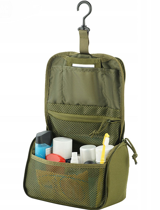 Косметическая сумка для туалетных принадлежностей с зеркалом M-Tac (10127001) Olive Нововолынск - изображение 5