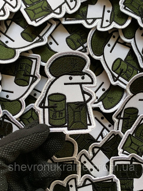 Шеврон флорк снабженець (Форма контурна. На липучці) Розмір 8x6см Київ - фото 5