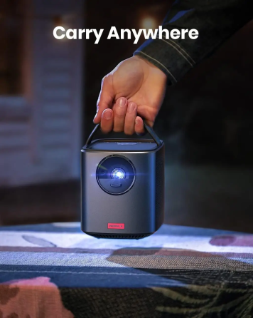 Портативный Аккумуляторный Мультимедийный проектор Anker Nebula Mars II Pro 500 ANSI люмен, черный, качество изображения 720p Киев