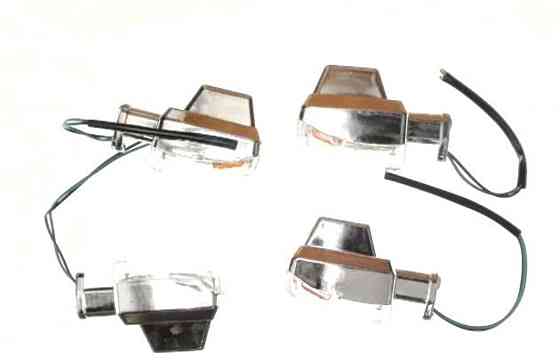 Повороти мопед Дельта мопед Актив (прямокутні, хром, 4шт) Мукачево