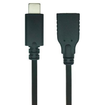 Дата кабель USB 2.0 Type C to AF 0.1m REAL-EL (EL123500017) Винница - изображение 1