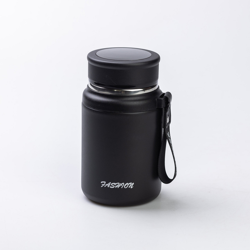 Термос Fashion з датчиком температури 700 мл, чорний Київ - фото 2