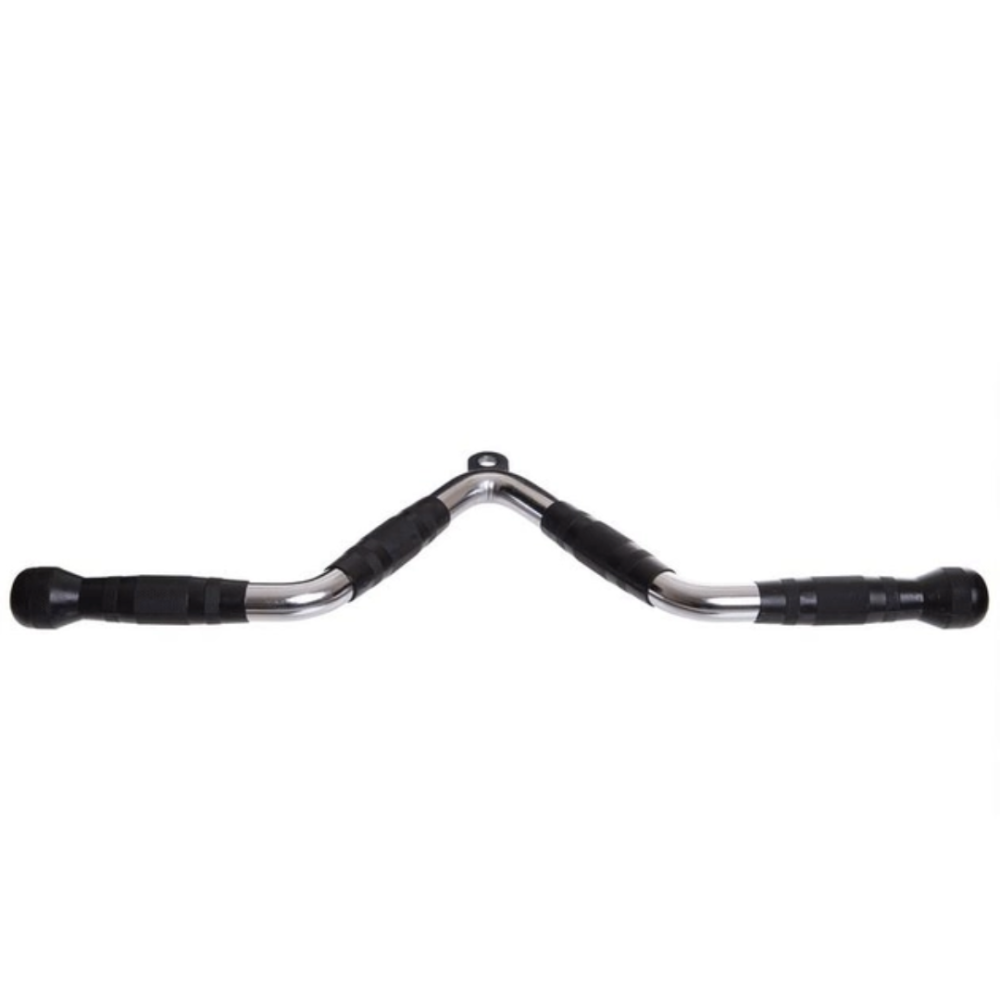 Ручка для тяги York Fitness V-подібна багатофункціональна з гумовими рукоятками, хром Київ - фото 5