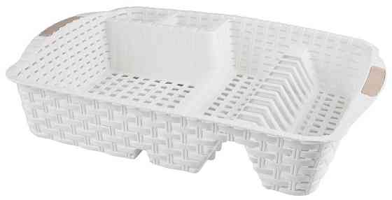 Сушка для посуду Violet House 0757 Ротанг WHITE 48х37.5х9 см (6897767) Киев