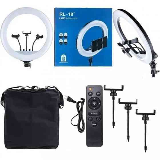 LED лампа кольцевая RL-18 45 см Светодиодная большая лампа Оригинал Київ