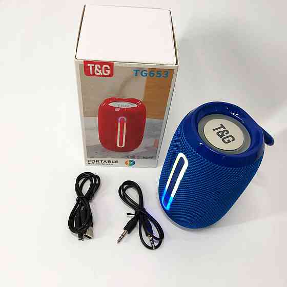 Активные колонки для дома TG653, Bluetooth колонка с динамической подсветкой, Блютуз аудио приемник XM-61 Львов