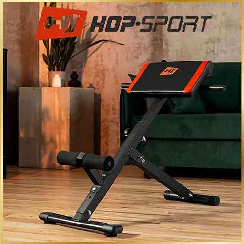 Тренажер лава гіперекстензія для зміцнення спини і преса універсальна складна для дому Hop-Sport HS-1016 Київ
