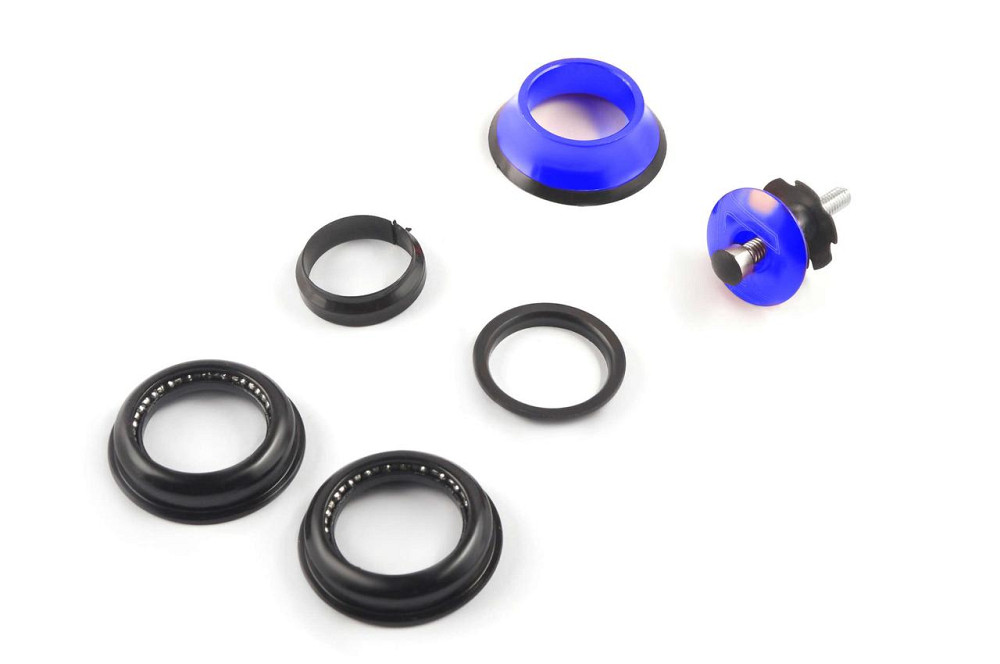 Подшипники рулевой колонки велосипеда (удлиненные, синие) Мукачево - изображение 1