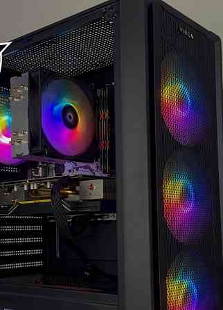 Игровой ПК!! Ryzen 5 5500, RX 5600 XT, DDR4 16gb, SSD 512Gb. Харьков