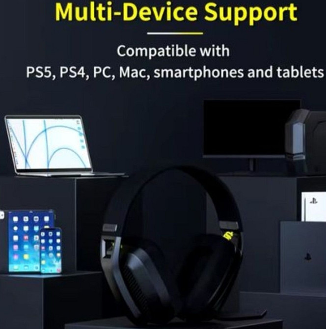 Беспроводные игровые наушники BINNUNE BW06 новые!!️ Харьков - изображение 1