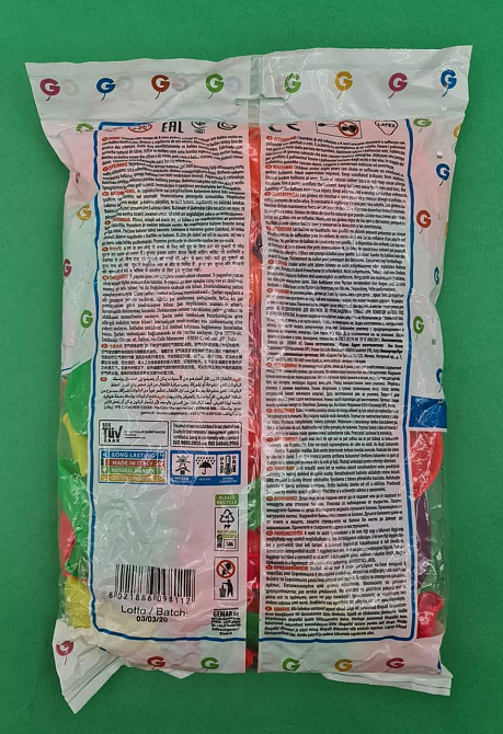 Латексні кулі неонові асорті 10" (25 см) 100 шт (1 пач.) Харків - фото 3