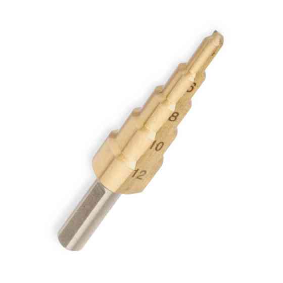 Свердло ступінчасте 4-12 мм, сталь HSS Мукачево