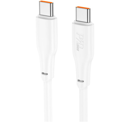 Дата кабель USB-C to USB-C 1.0m 100W TPE X93 white HOCO (6931474790712) Винница - изображение 2