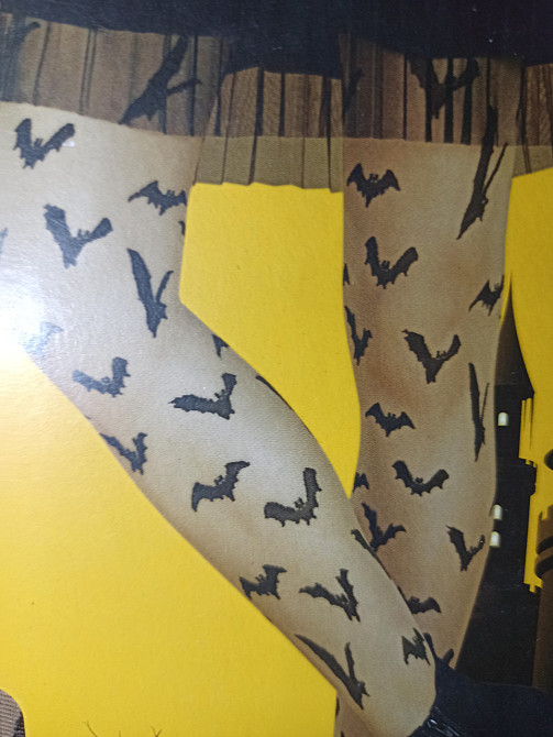 Жіночі капронові колготи з кажанами для Хелловіна 20 den М 42-44 бежевий Київ - фото 5