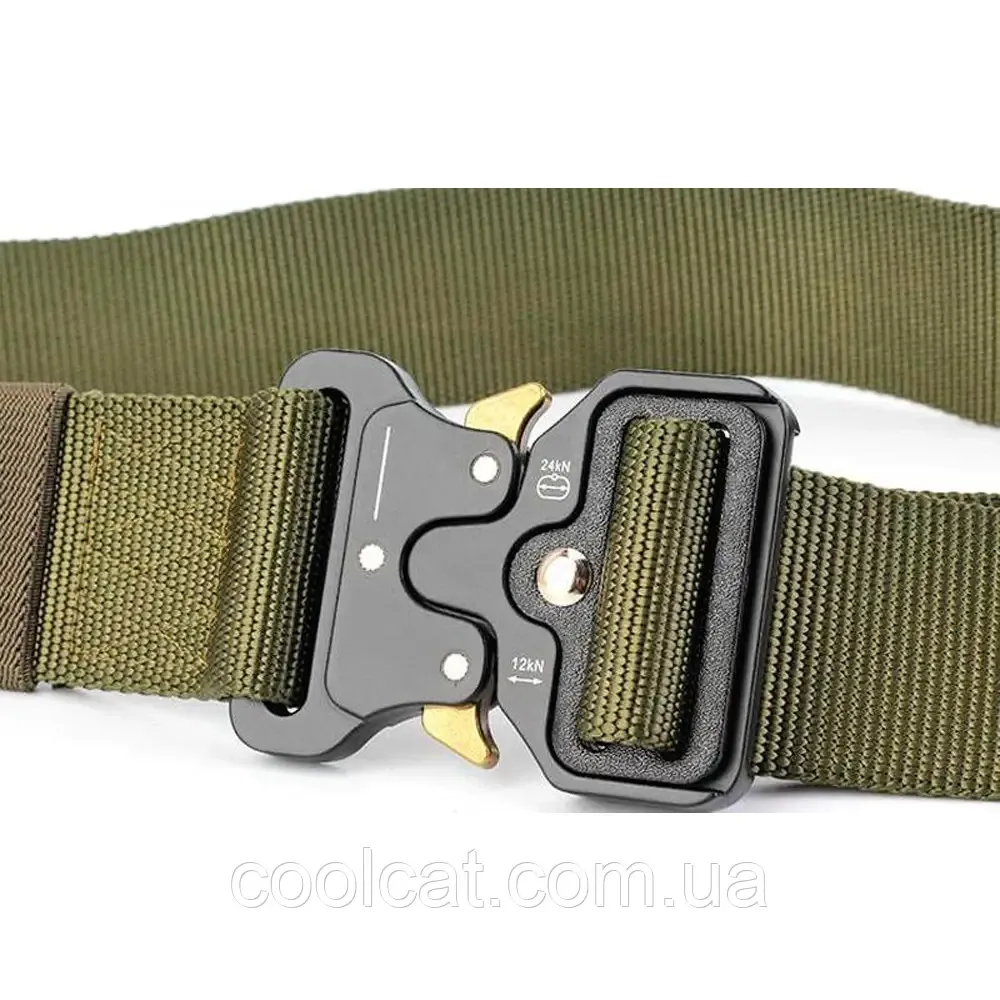 Тактический ремень 125 см Tactical Belt + Подарок Бесконечная спичка брелок / Армейский ремень с пряжкой Cobra Киев - изображение 6