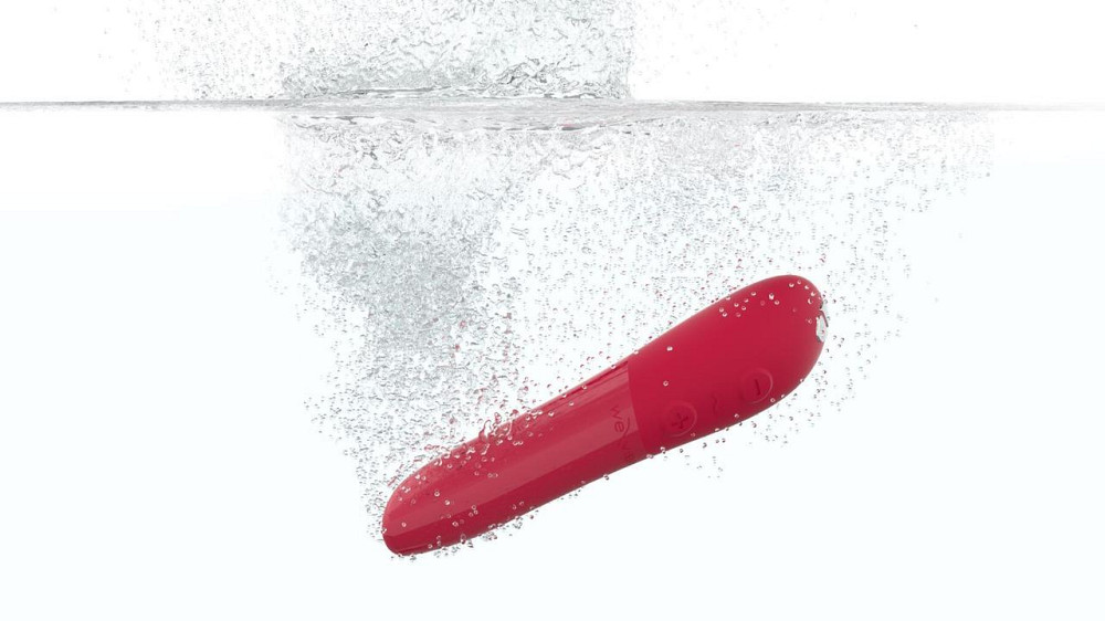 Потужна віброкуля Tango X Cherry Red by We-Vibe, 7 режимів вібрації, 8 рівнів інтенсивності Sex Aura Київ - фото 3