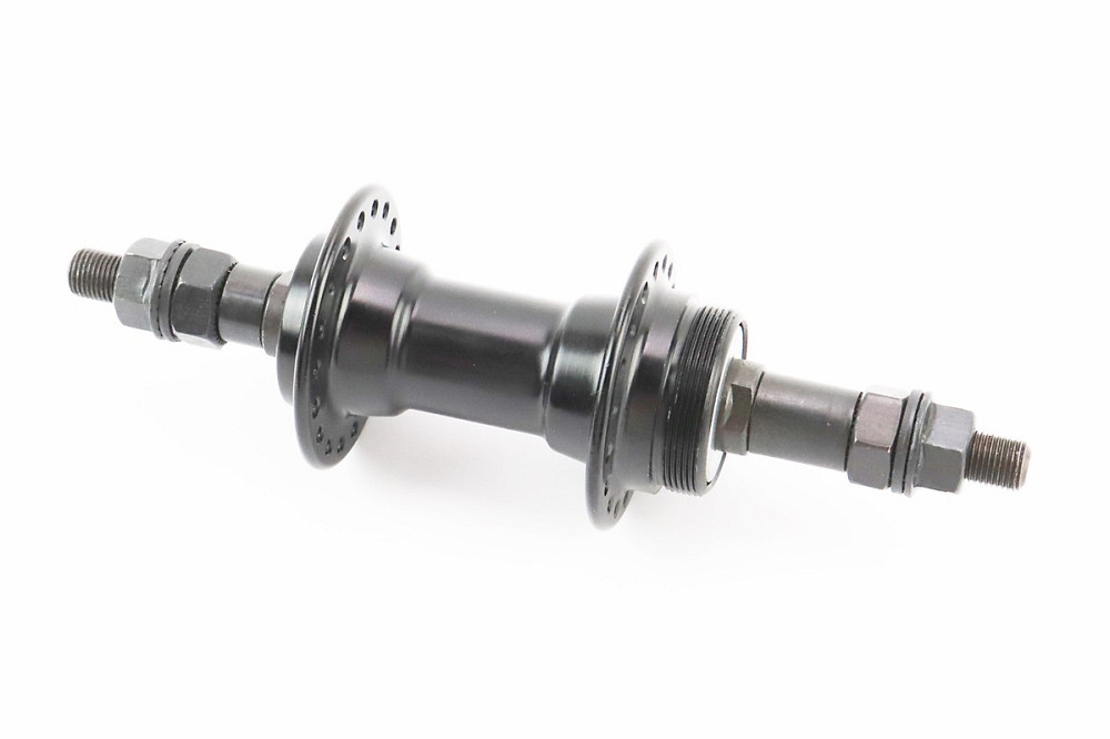 Втулка задня MTB алюмінієва 14Gx36H під вільнобіг, V-brake, кріпл. гайка, чорна FB-A201 Київ - фото 1