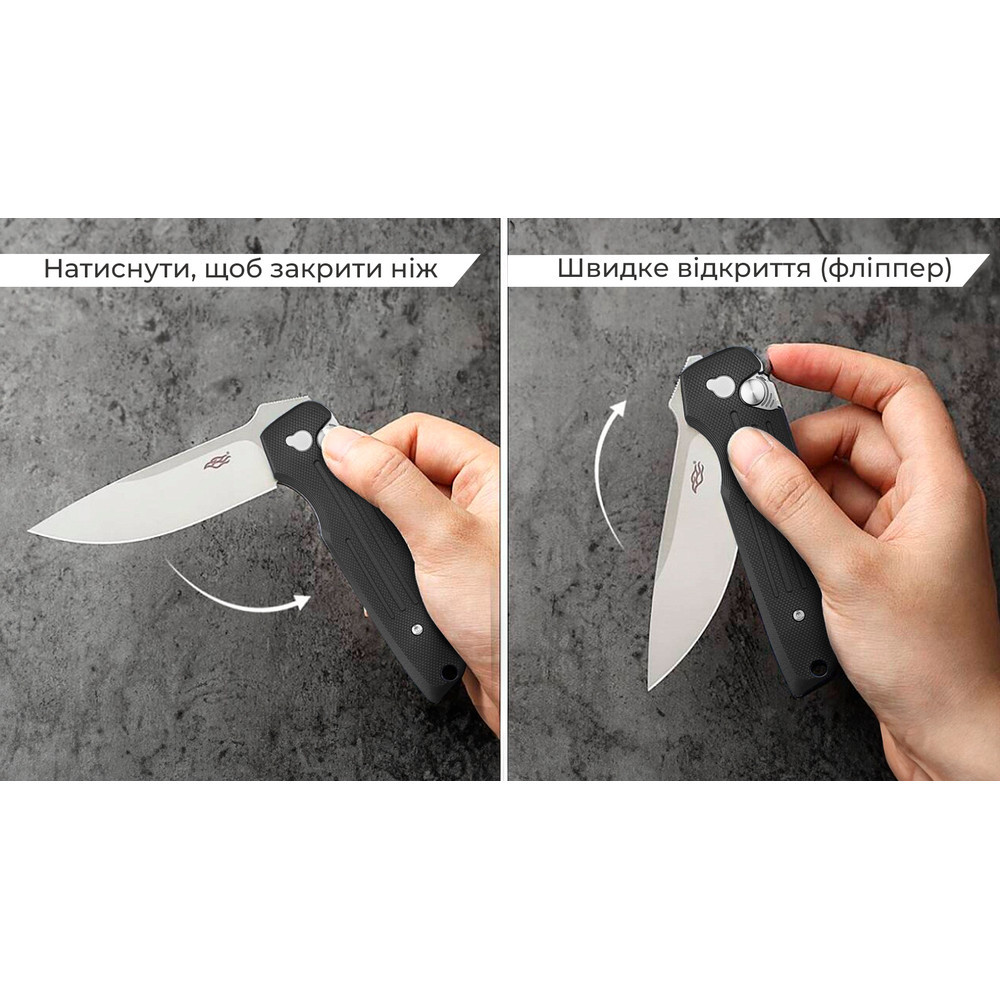 Нож складной Firebird FH926-BK черный Киев - изображение 10