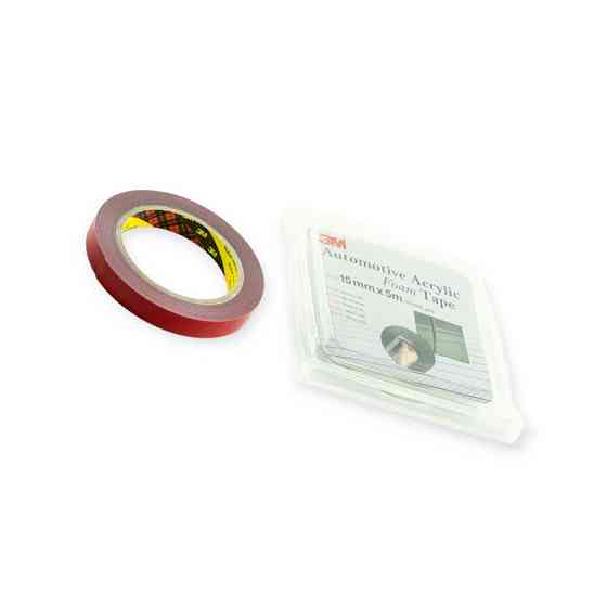 Скотч 2-х сторонній "сірий" 5м х 15мм 0.8мм 3м gt6008 блістер 3M Мукачево