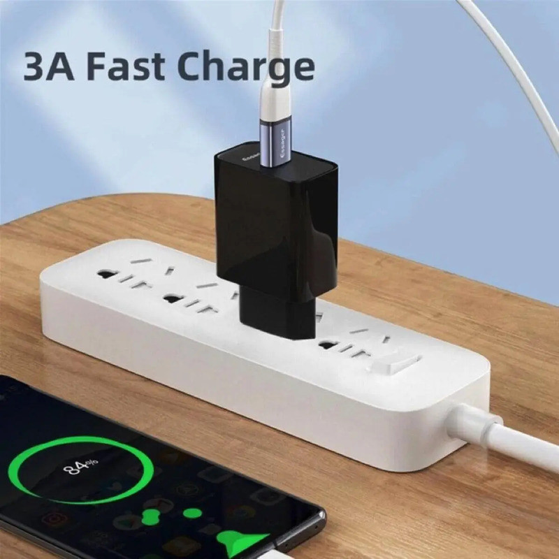 Адаптер Essager EZJAC-SRA0G Soray OTG Type-C Male to USB 3.0 Female (Сірий) Николаев - изображение 5