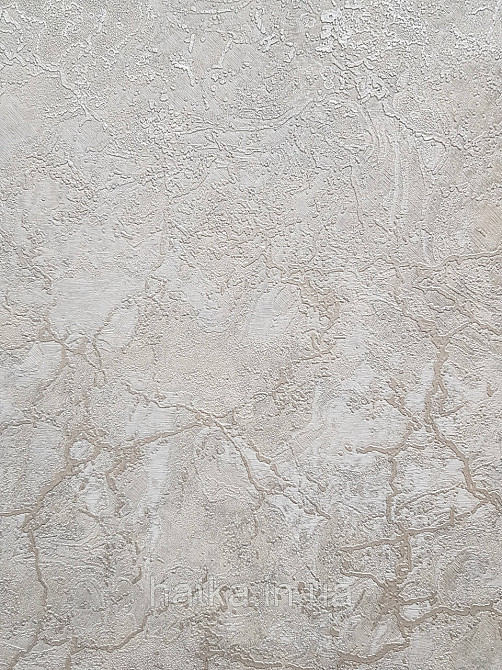 Шпалери вінілові на флізеліні гарячого тиснення DU&KA 1.06х10 вензель основа під штукатурку сірі коричневі Київ - фото 2
