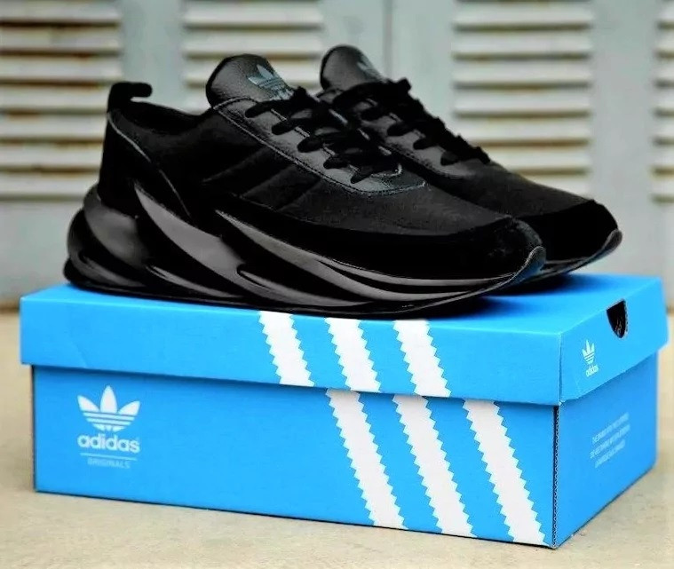 Кроссовки Adidas $harks Мужские Адидас Акулы Черные (размеры: 41,42,43,44,45) Видео Обзор - 34-3 Днепр - изображение 7