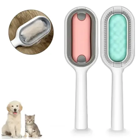 Двухсторонняя щетка для сухого и влажного вычесывания собак и кошек Pet Gravity 3в1 Коломыя