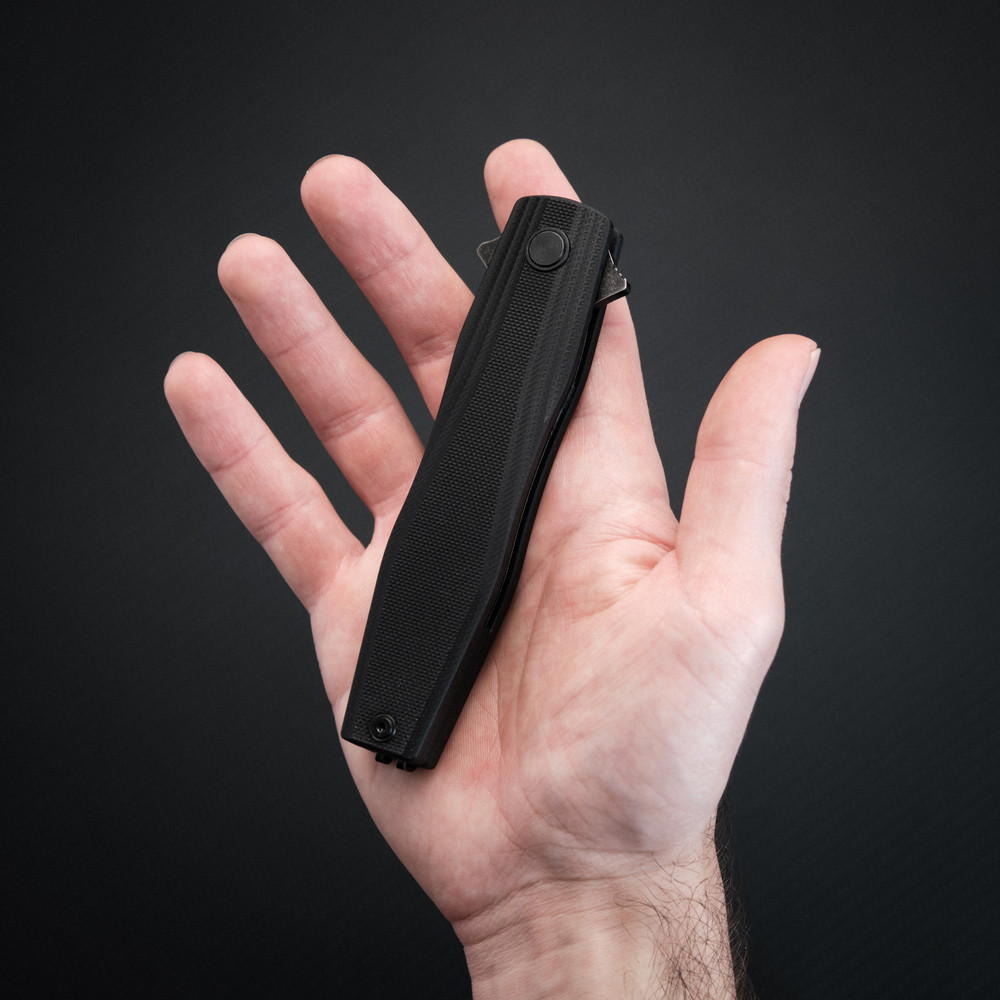 Ніж складаний туристичний Ruike P188-B, (9.1 см) D2 / G10 чорний Киев - изображение 10