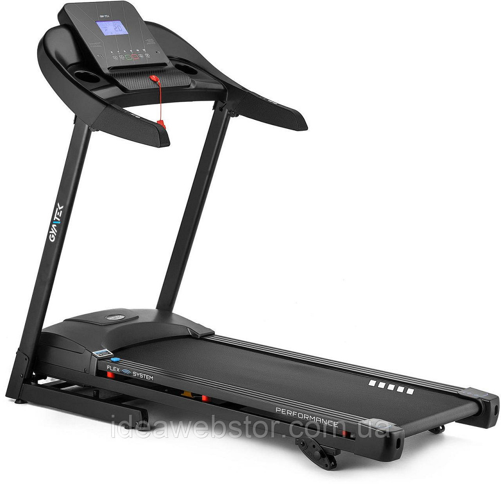 Беговая дорожка Gymtek XT600 электрическая складная для дома 16 км/ч с наклоном до 15% амортизацией 12 программ нагрузки до 140 кг Киев - изображение 9