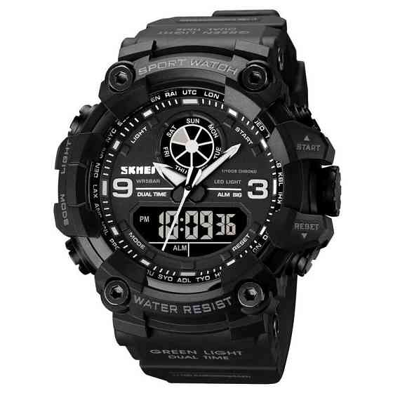 Тактичні військові годинники для ЗСУ SKMEI 1818BK, Військові годинники для ВСУ Рибальські BJ-41 Івано-Франківськ