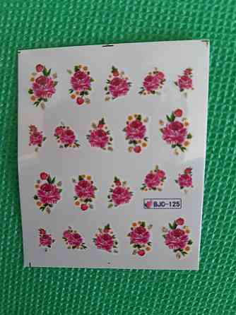 На ногти наклейки - размер стикера 6*5см, инструкция по применению есть в описании товара Киев