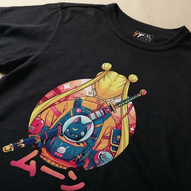 Футболка чоловіча з  принтом Сейлор Мун Самурай 2 Розмір 48 Anime0117 Дніпро - фото 3