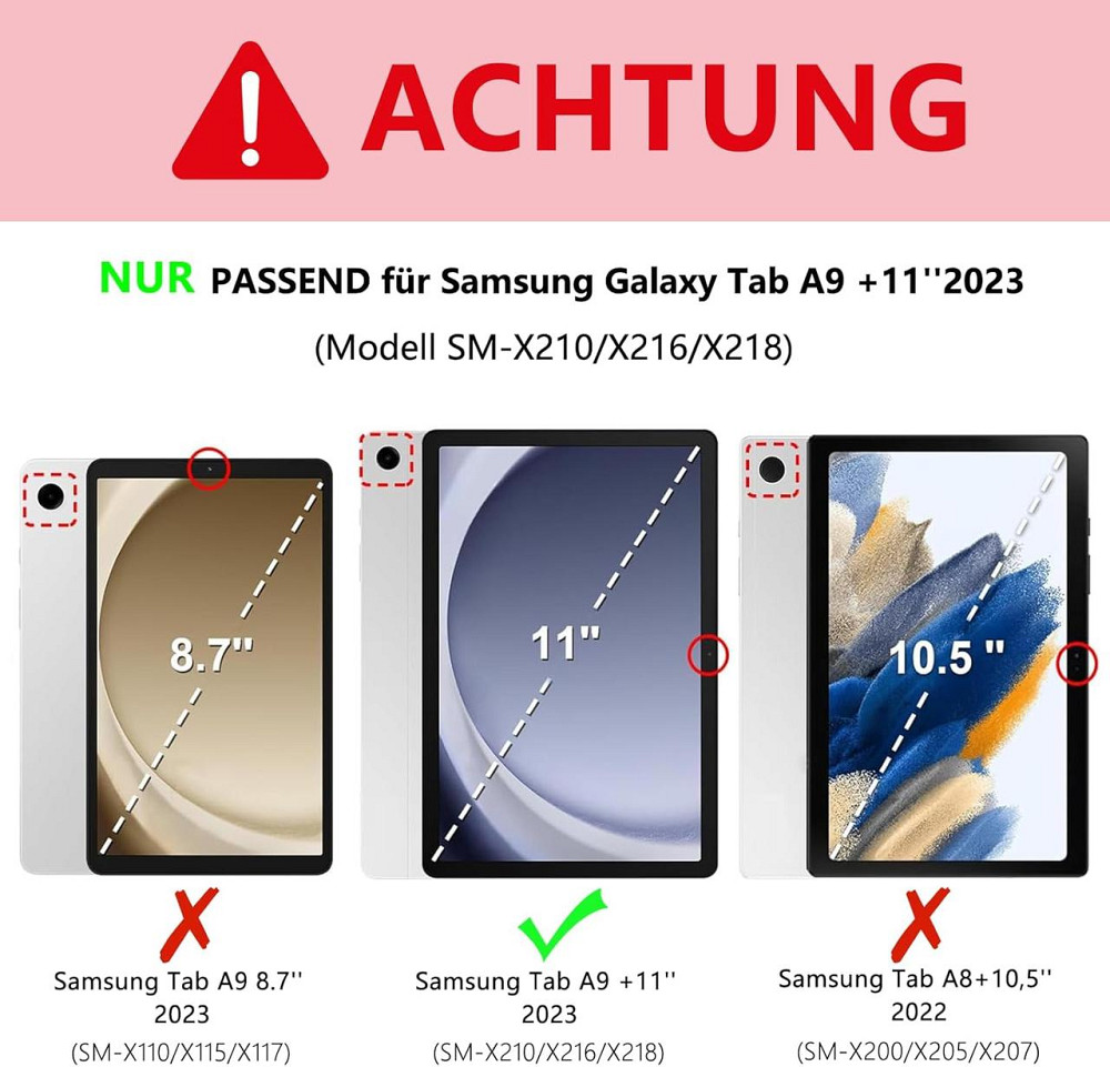 Чехол-клавиатура Samsung Galaxy Tab A9+/A9 Plus 2023 11 Inch SM-X210/X215/X216 Днепр - изображение 3
