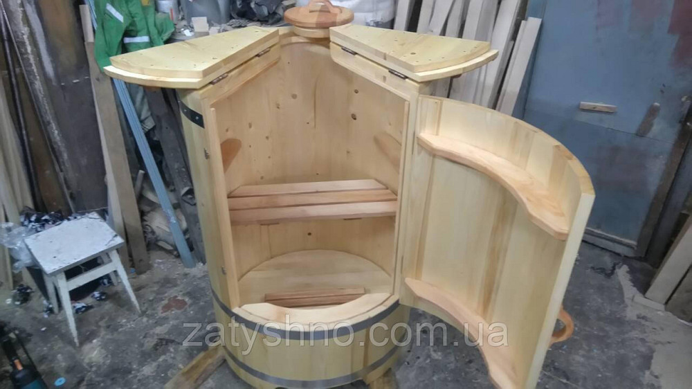 Фітобочка із смереки/фітобочка 80 см у діаметрі/фітобочка з дерева Київ - фото 1