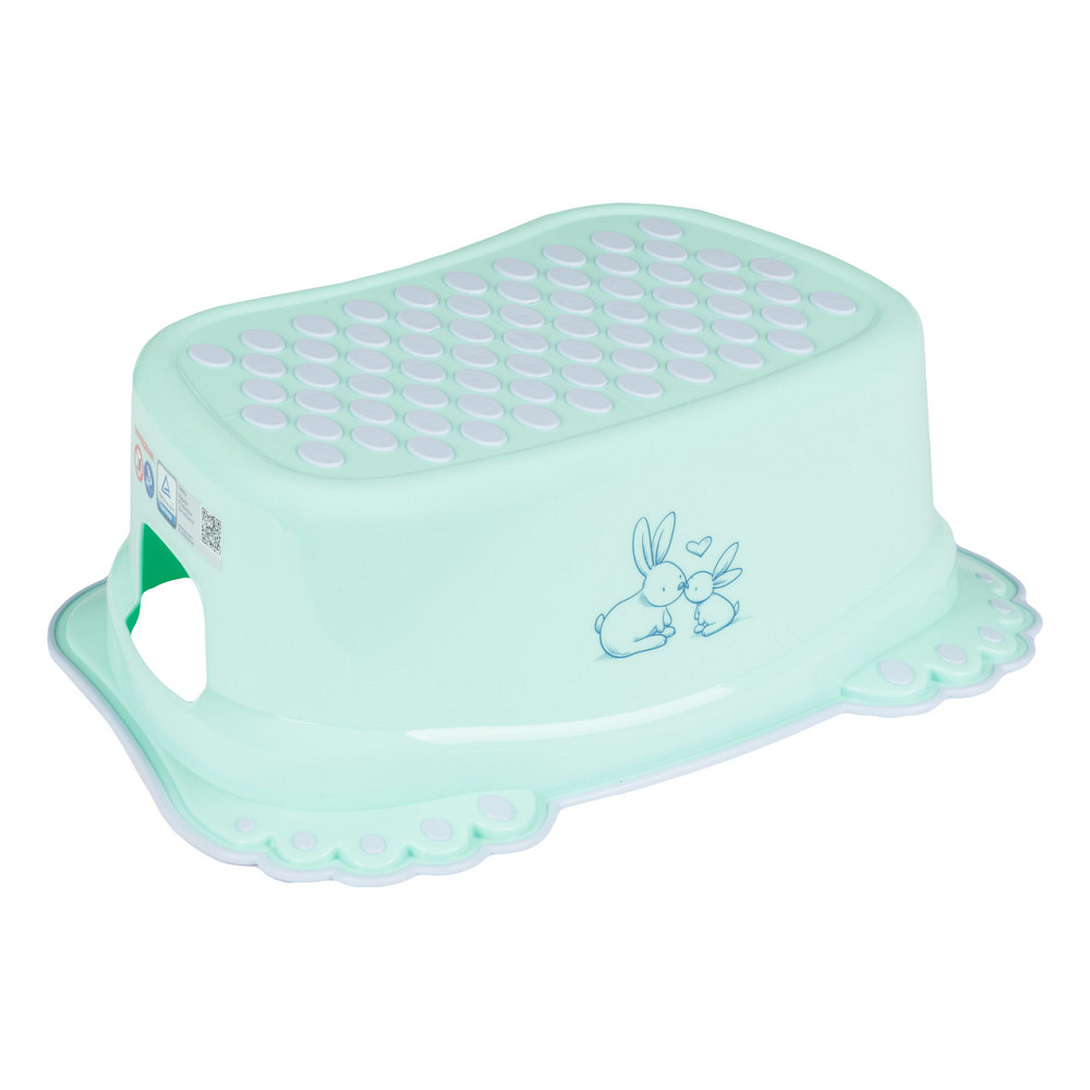 Сходинки дитячі антиковзкі у ванну Bunny light green Київ - фото 1