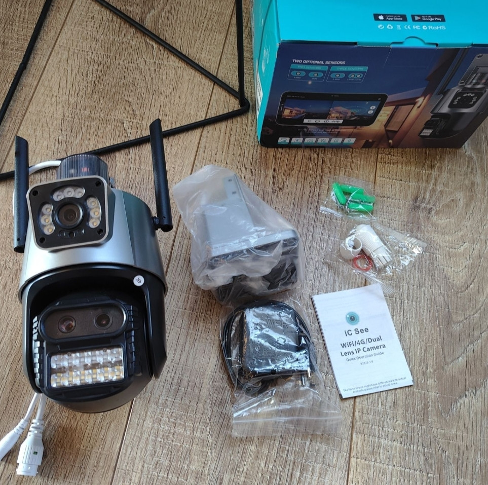 Камера х 8зум на 9мп 3 объектива видеонаблюдение IP Харьков - изображение 4