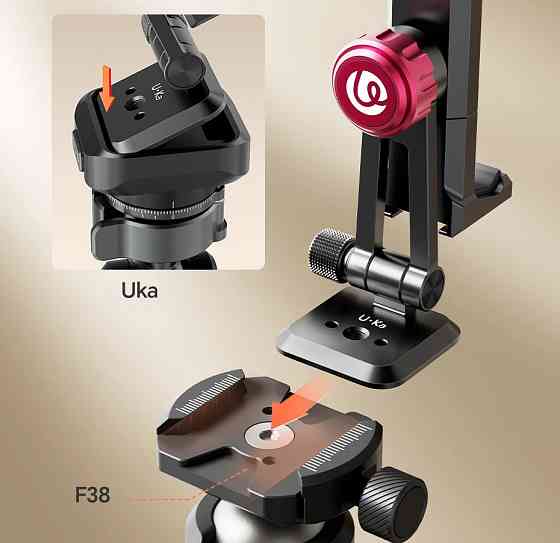 Держатель для телефона на штатив с наклоном и поворотом быстросъемный Uka Ulanzi MA51 Киев