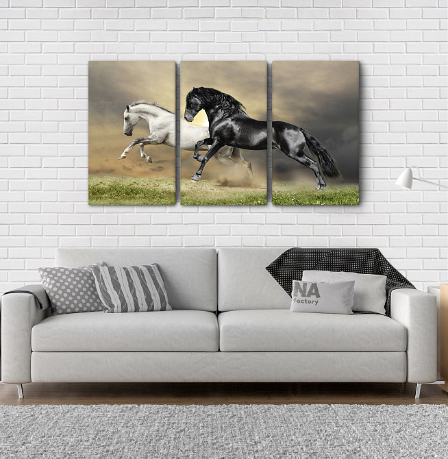 Модульна картина Коні Аrt-73_3А Київ - фото 2