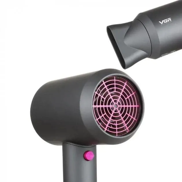 Фен для волосся VGR V-400, професійна модель 2000 Вт з 2 швидкостями, холодним повітрям та захистом від перегріву Одеса - фото 14