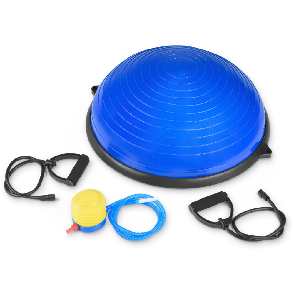Балансувальна півсфера Gymtek Bosu 58см з еспандерами + насос Киев - изображение 2