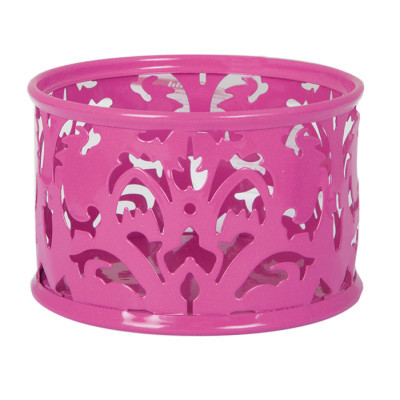 Подставка для скрепок Buromax BAROCCO, металлическая, розовая (BM.6222-10) Винница - изображение 1