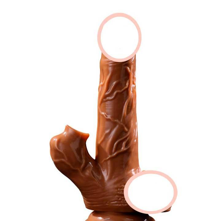 Реалістичний вібратор з вакуумом і підігрівом (працює від USB кабелю) Вінниця - фото 4