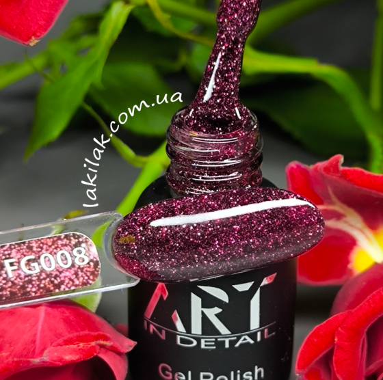 Світловідбиваючий гель-лак ART in detail FG08 6мл Херсон