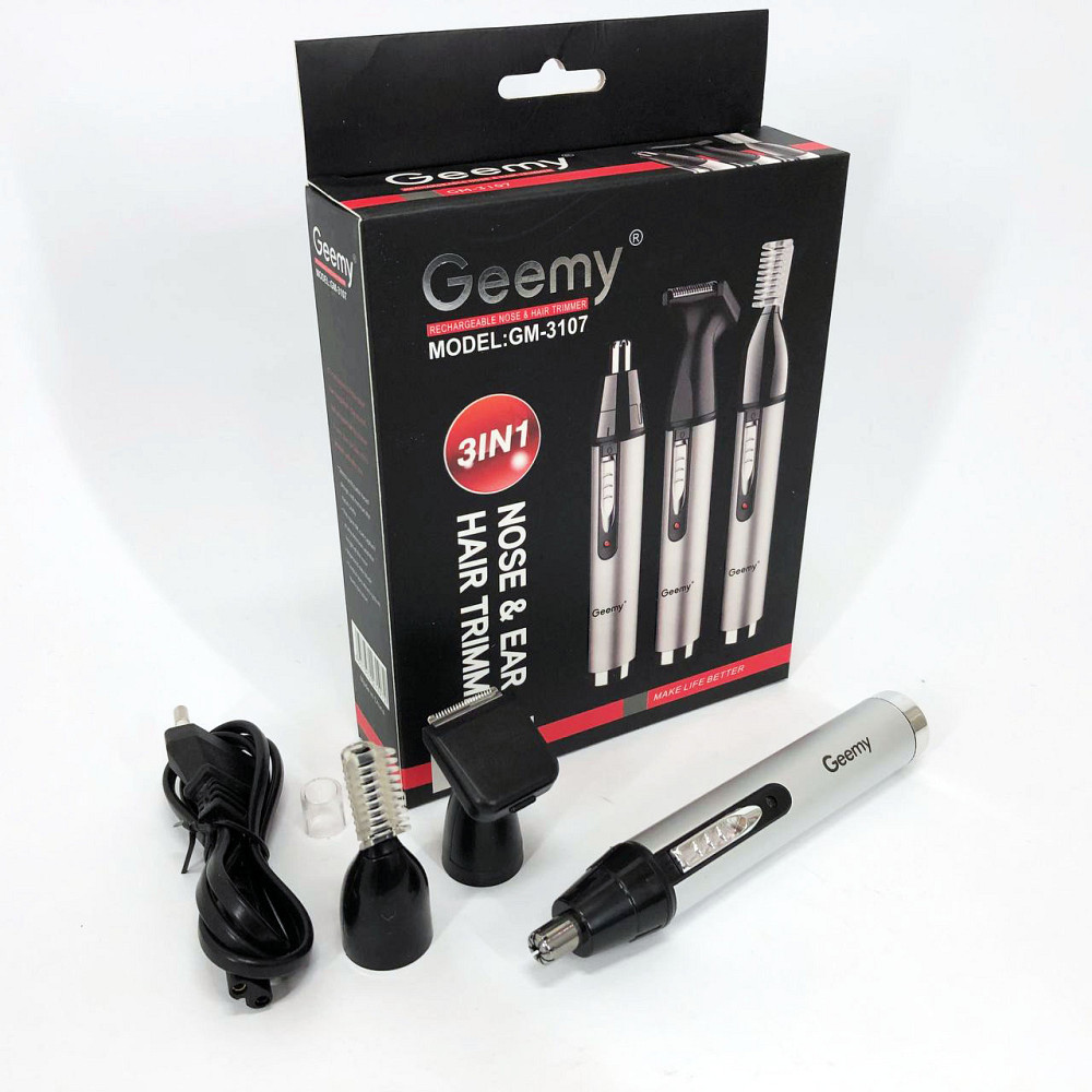 Тример для бороди носа вух волосся GEMEI, Тример для носа і вух хорошої якості насадка KC-80 Львів - фото 9