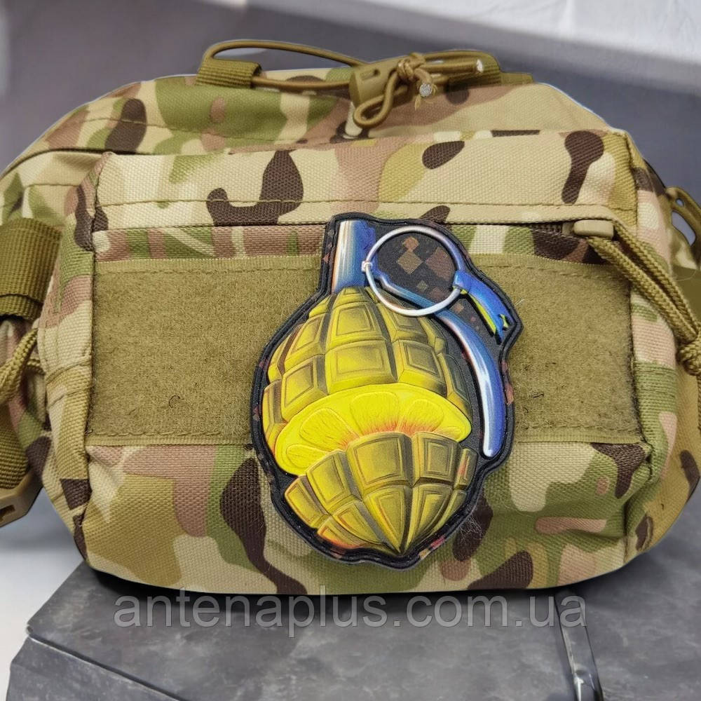 Граната Лимонка объемный шеврон / патч Киев - изображение 3