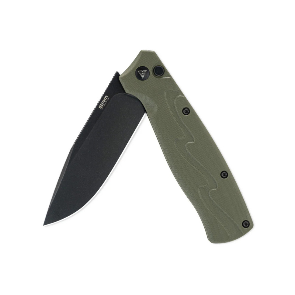 Ніж складаний туристичний SRM 221X-GP (9.2 см) 14C28N / G10 зелений Київ - фото 2