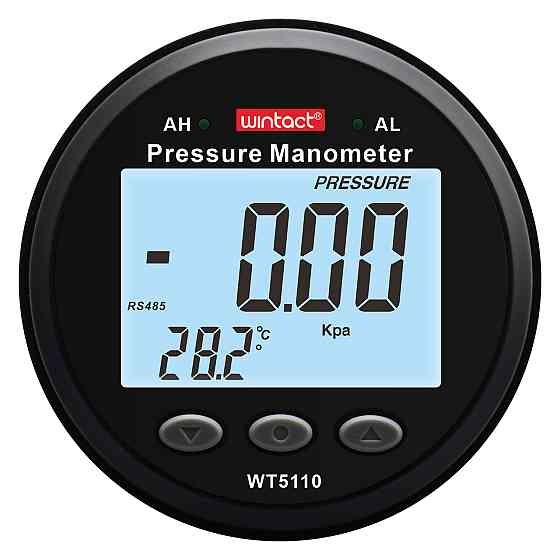 Цифровий диференціальний манометр, інтерфейс RS485, ±50 кПа WINTACT WT5110-50KPA Чернігів