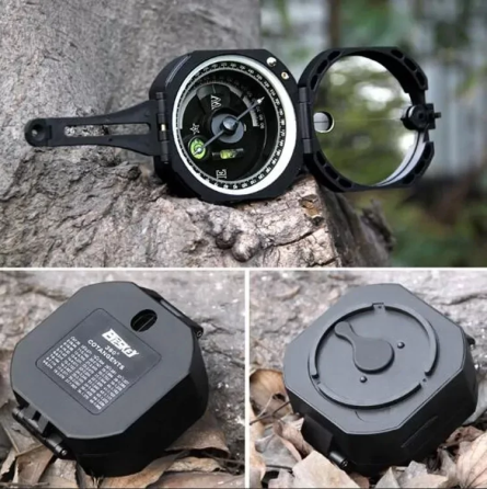 Армейский компас Милтек Mil-Tec M2 с магнитом (Черный) Винница