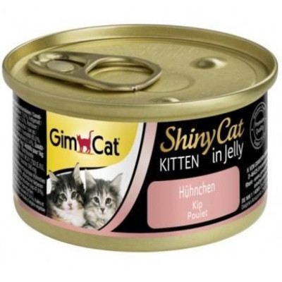 Консерви для котів GimCat Shiny Kitten Для кошенят з куркою 70 г (4002064413341) Вінниця - фото 1